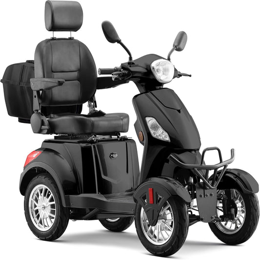 Super Large Heavy Duty Mobility Scooter, 4 Wheel 800W Electric Scooter