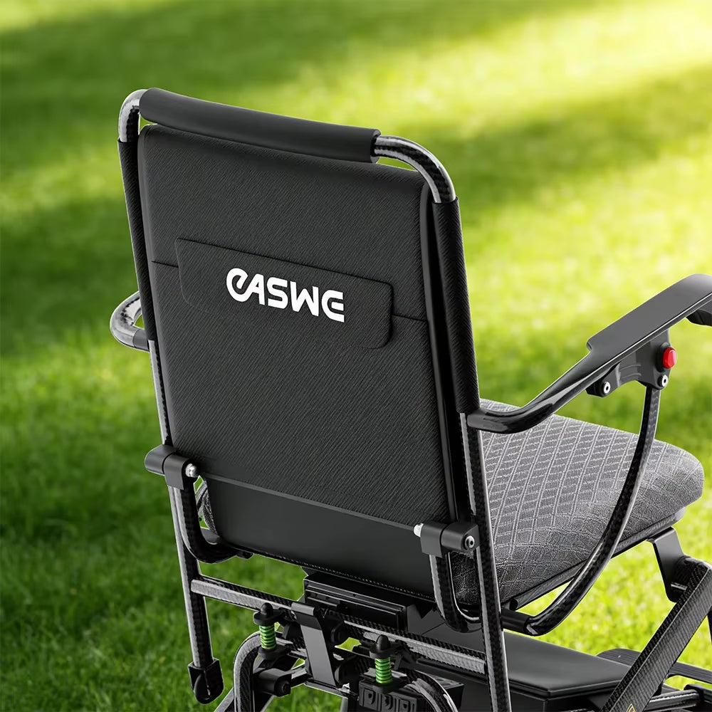 2026 Top Selling Carbon Fiber Electric Wheelchair Factory Price Ultra Light Folding Design with Removable Battery
