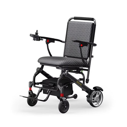 2026 Top Selling Carbon Fiber Electric Wheelchair Factory Price Ultra Light Folding Design with Removable Battery